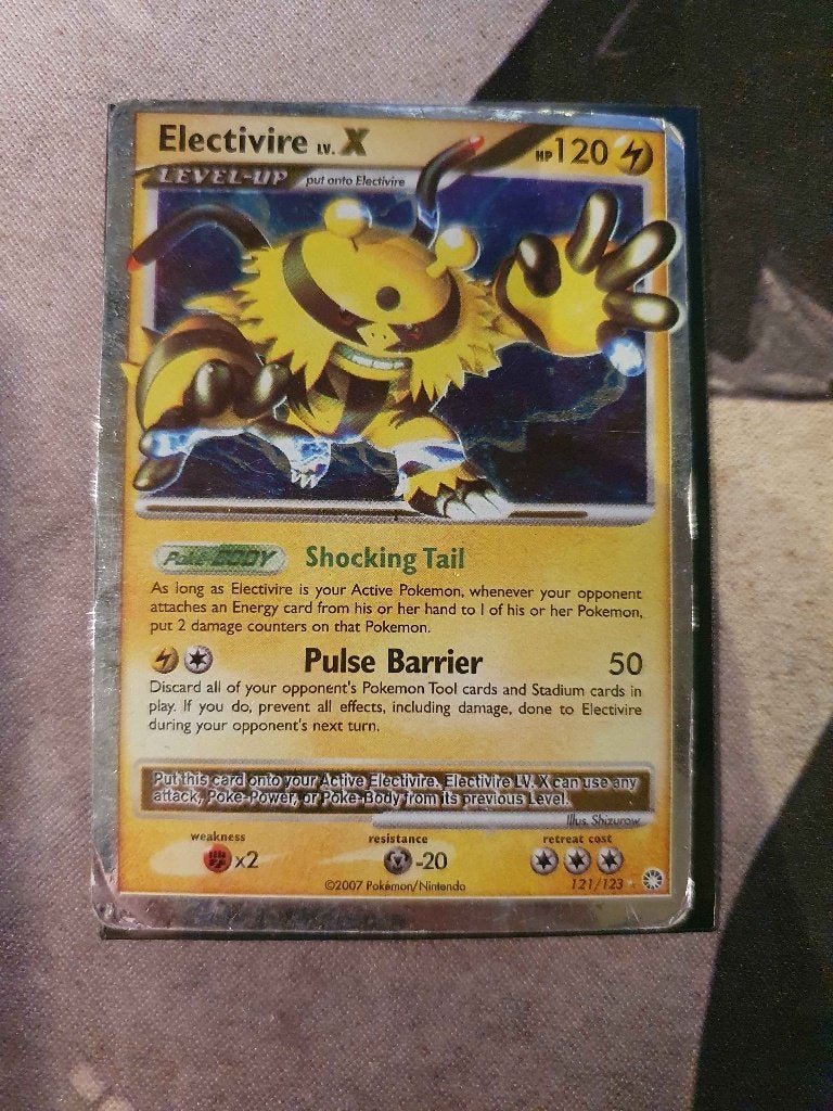 Electivire LV. X, Ophalen of Verzenden, Gebruikt, Losse kaart, Foil