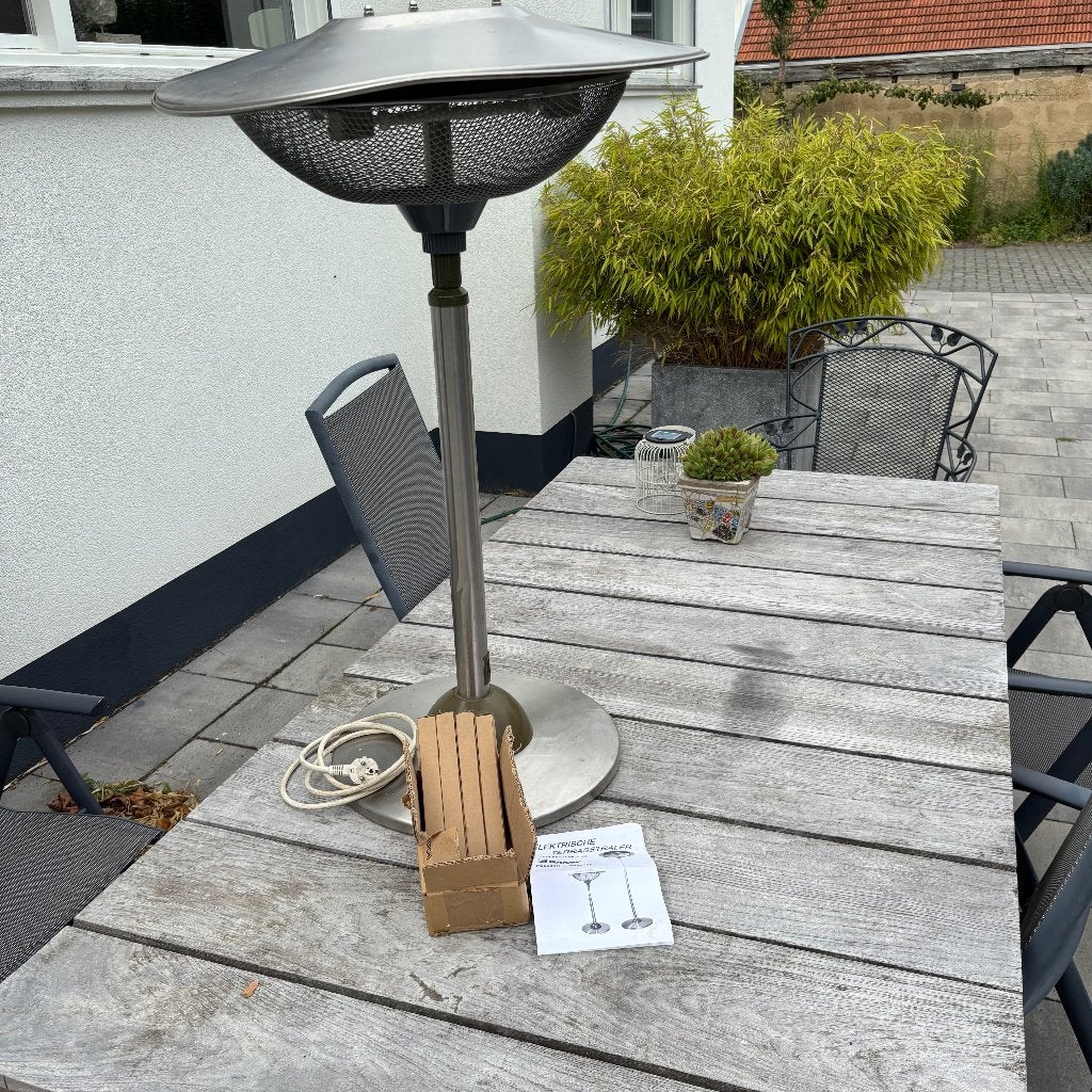 Terrasverwarmer tafelmodel, Tuin en Terras, Ophalen, Gebruikt