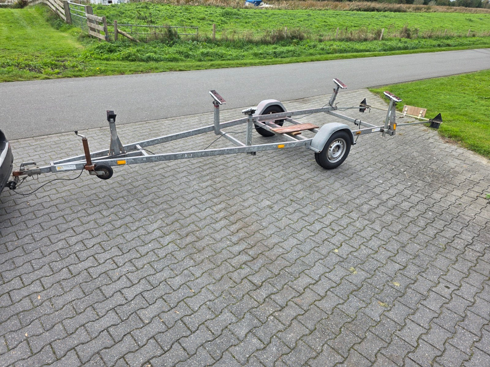 Robuuste kielboottrailer gegalviniseerd, Ophalen of Verzenden