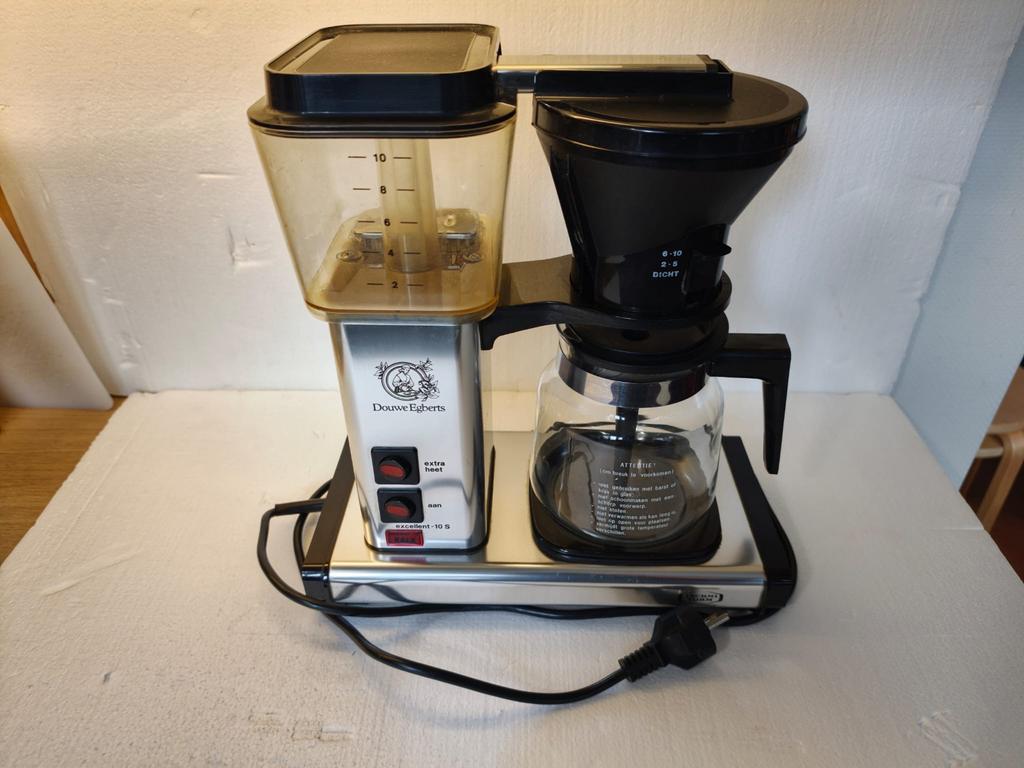 Mooi Moccamaster Koffiezetapparaat - Douwe Egberts Excellent, Witgoed en Apparatuur, Ophalen, 10 kopjes of meer, Koffiemachine