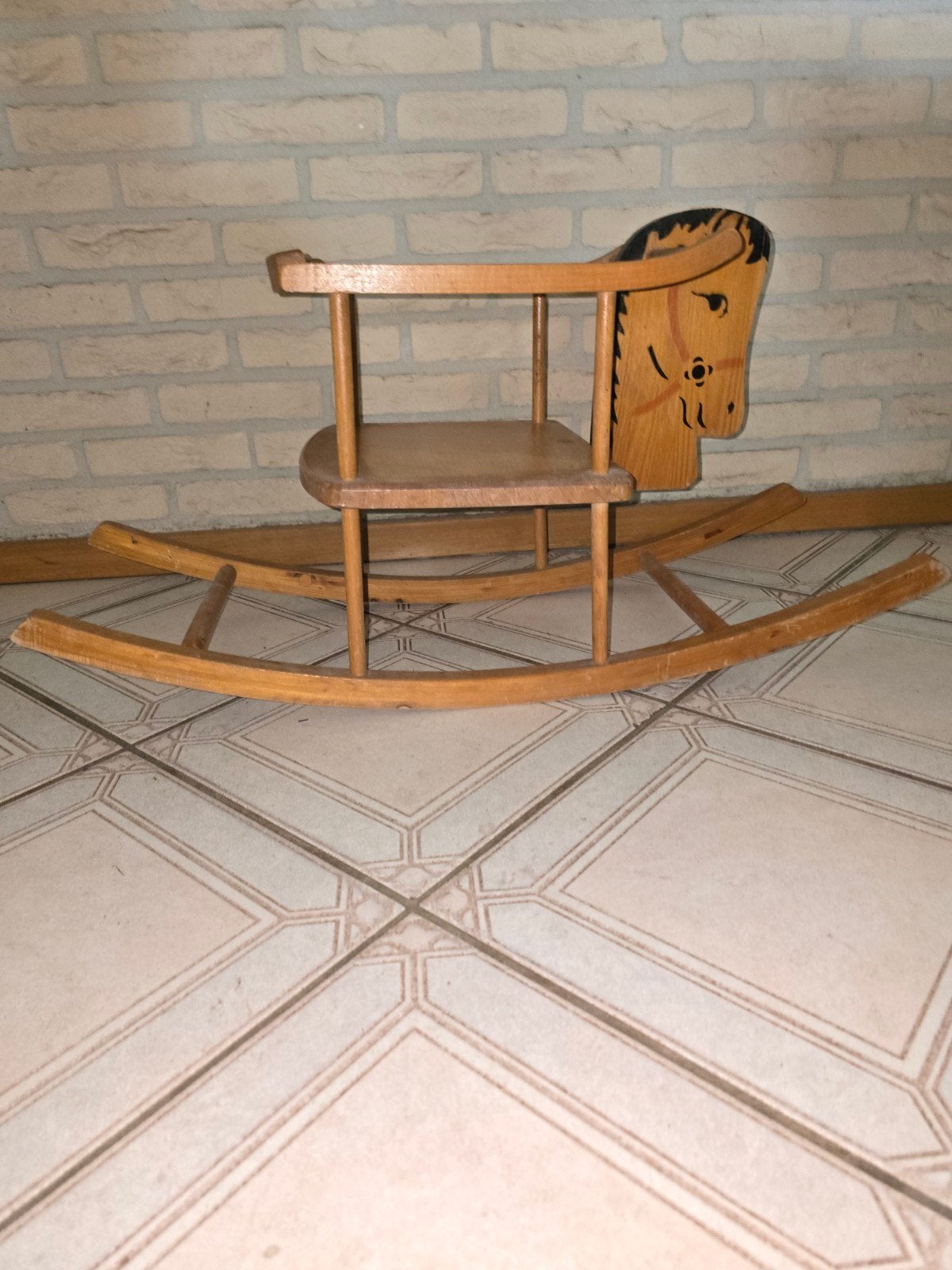 Houten hobbelpaard voor kinderen, Ophalen, Gebruikt, Rij- of Hobbelspeelgoed