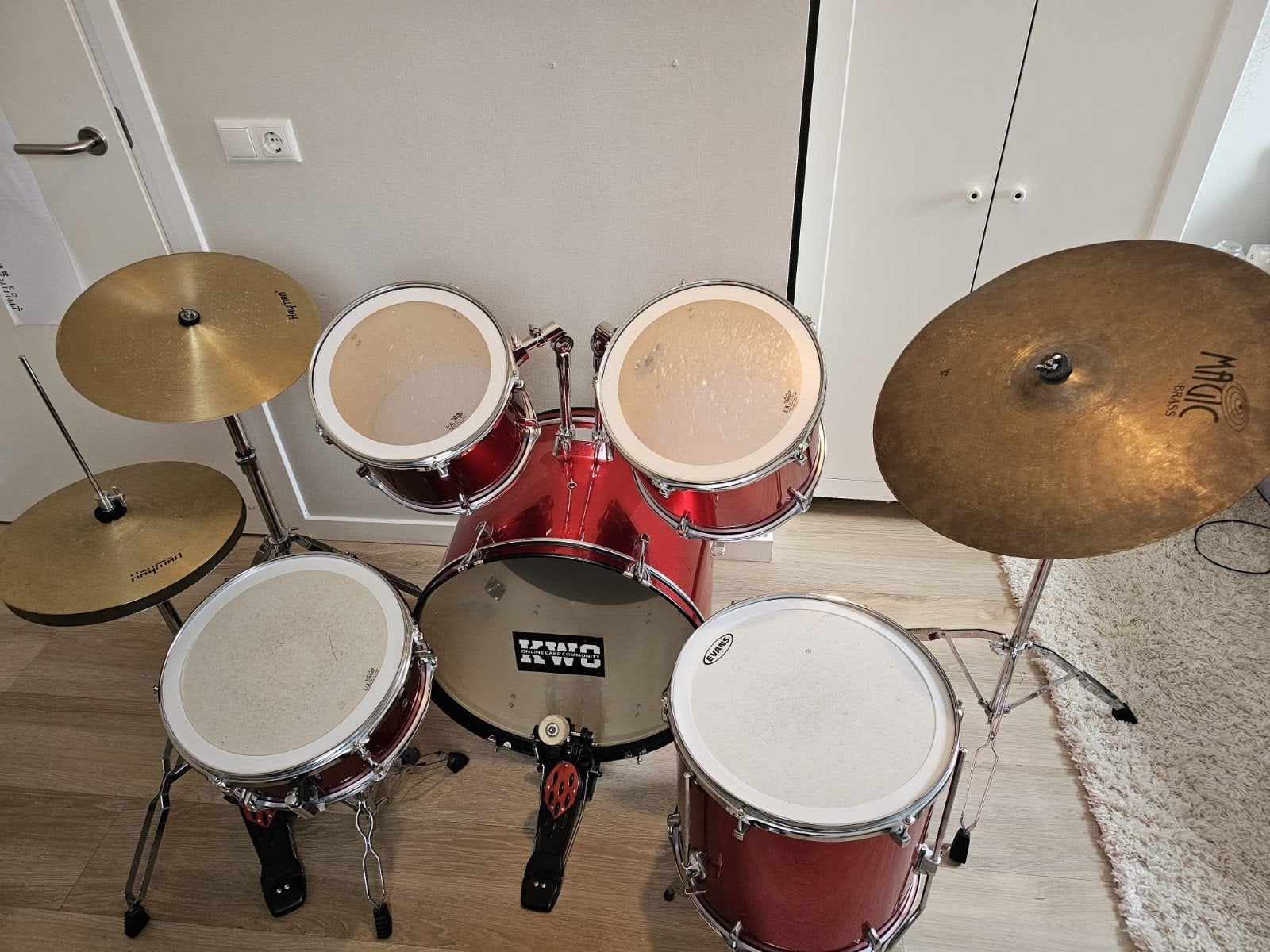 Hayman drumstel, compleet, Ophalen, Gebruikt, Overige merken