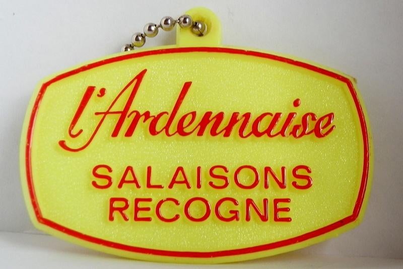 Sl241 sleutelhanger l'ardennaise salaisons recogne, Verzamelen, Sleutelhangers, Verzenden, Gebruikt