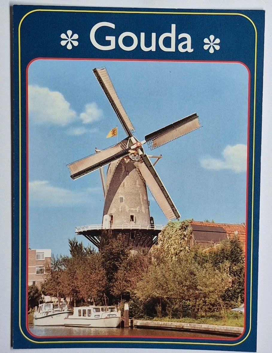 Gouda ( Z.H. ) Molen De Roode Leeuw, Verzenden, 1980 tot heden, Ongelopen, Zuid-Holland