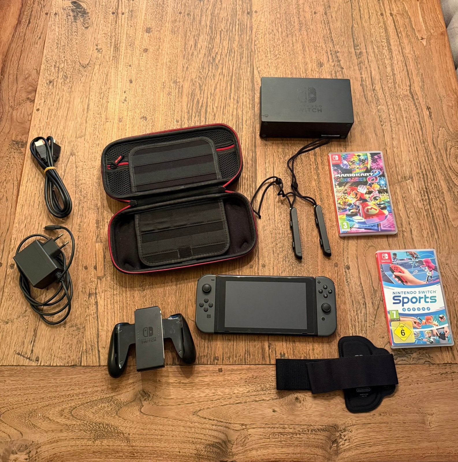 Nintendo switch V2 + Games, Switch 2019 Upgrade, Met games, Met 2 controllers, Ophalen of Verzenden
