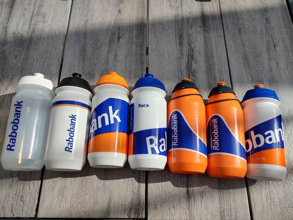 Bidon, 7 stuks met opdruk Rabobank., Ophalen of Verzenden, Nieuw, Overige typen