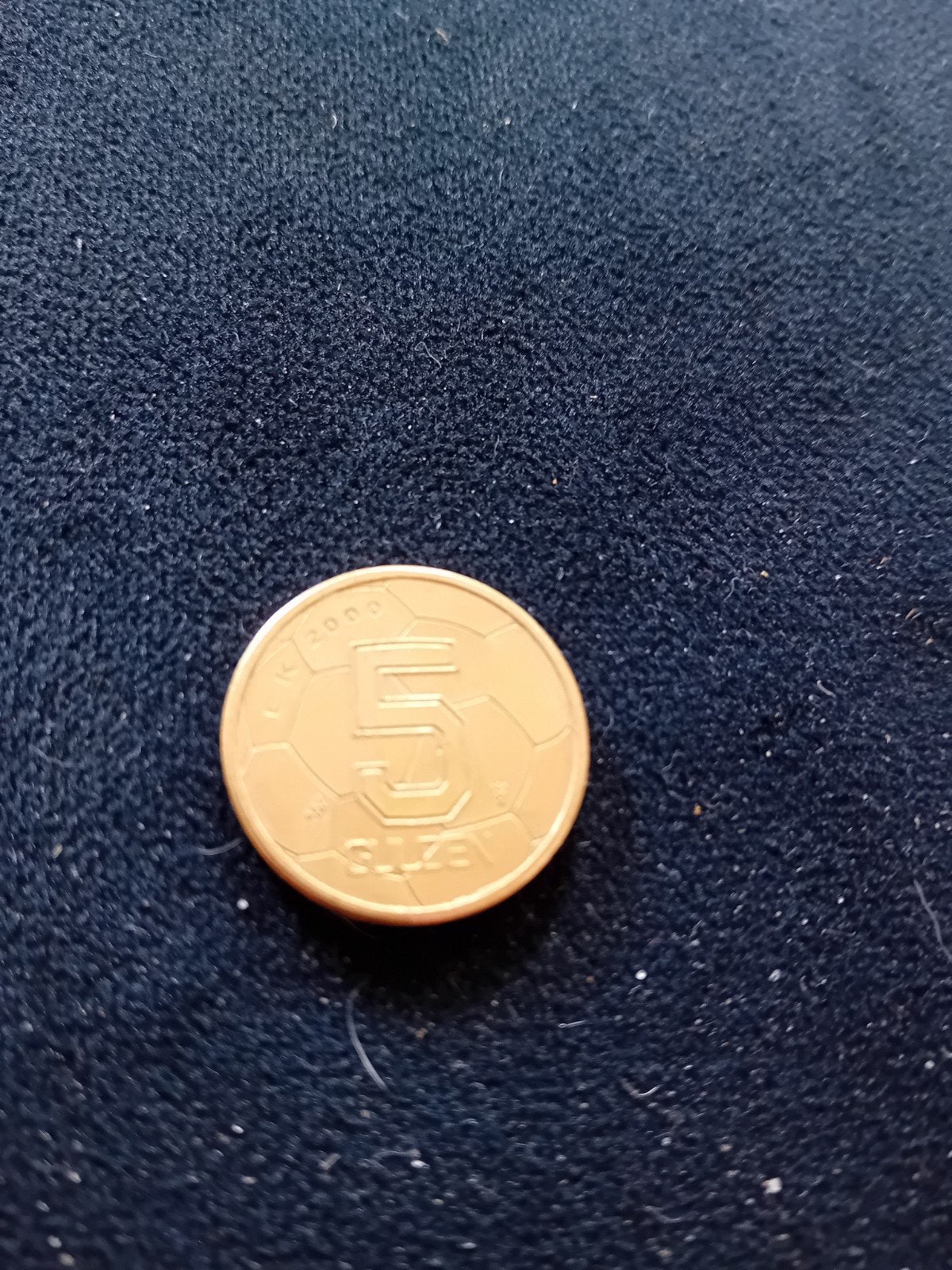 5gulden EK munt van 2000, Ophalen of Verzenden, Koningin Beatrix, 5 gulden