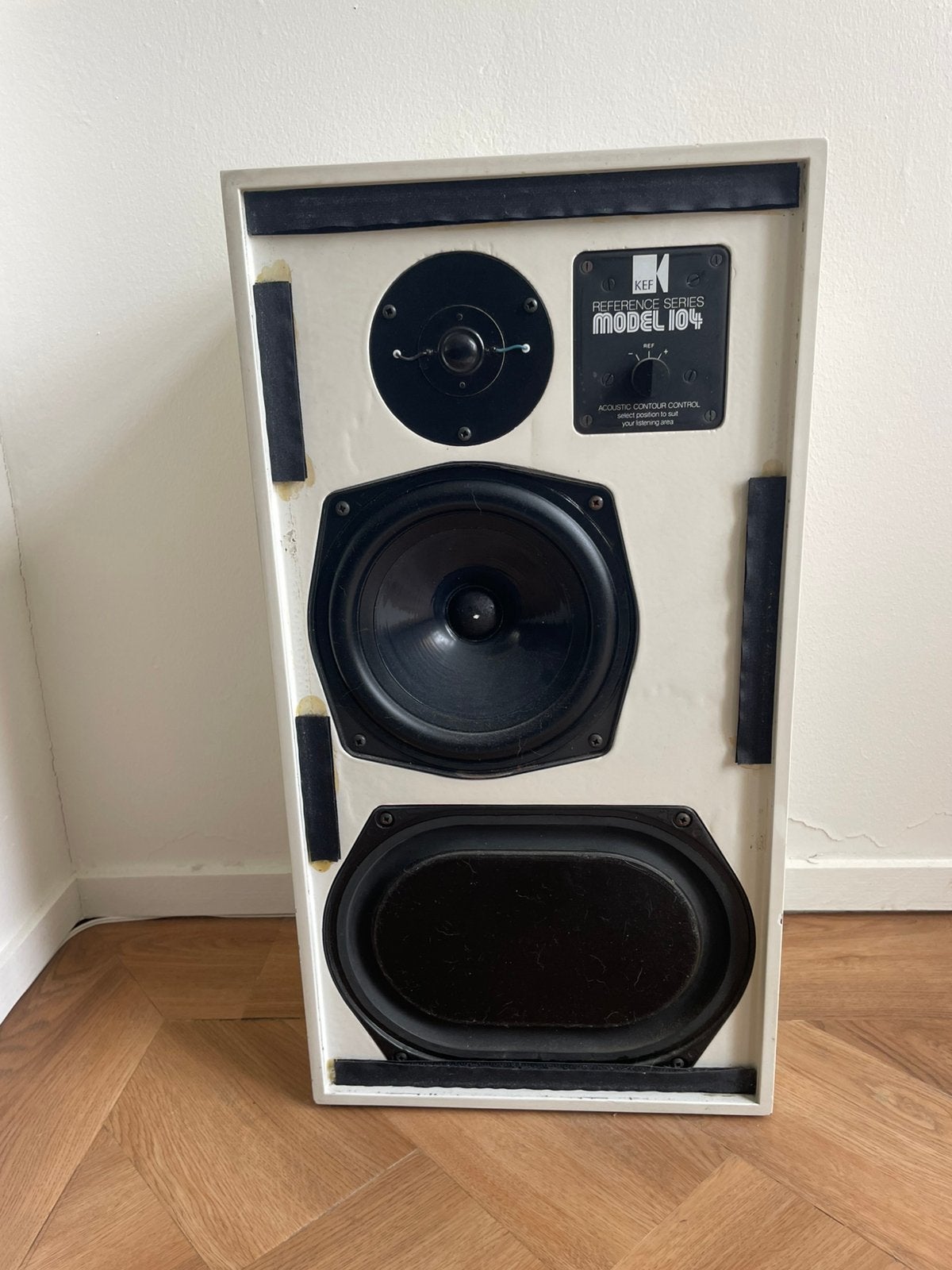 KEF Reference Series Model 104 Vintage Speakers, Audio, Tv en Foto, Luidsprekers, Gebruikt, 120 watt of meer, Front, Rear of Stereo speakers