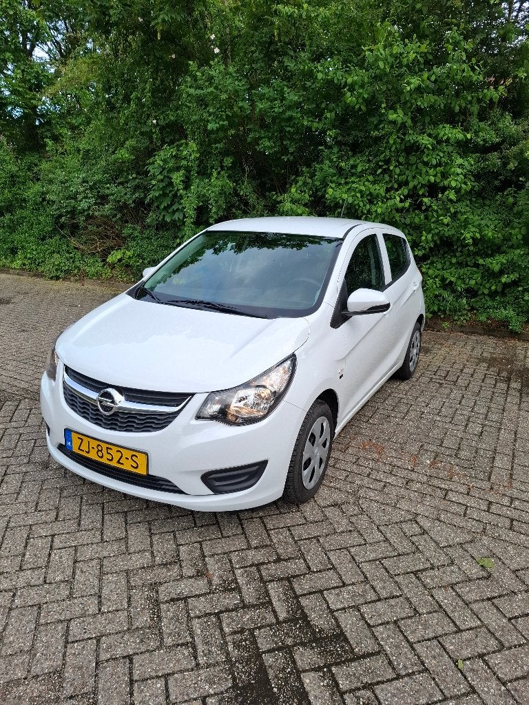 Opel Karl 1.0 120 jaar Edition bj 2019. 44865 Km., Voorwielaandrijving, 839 kg, Stof, Zwart