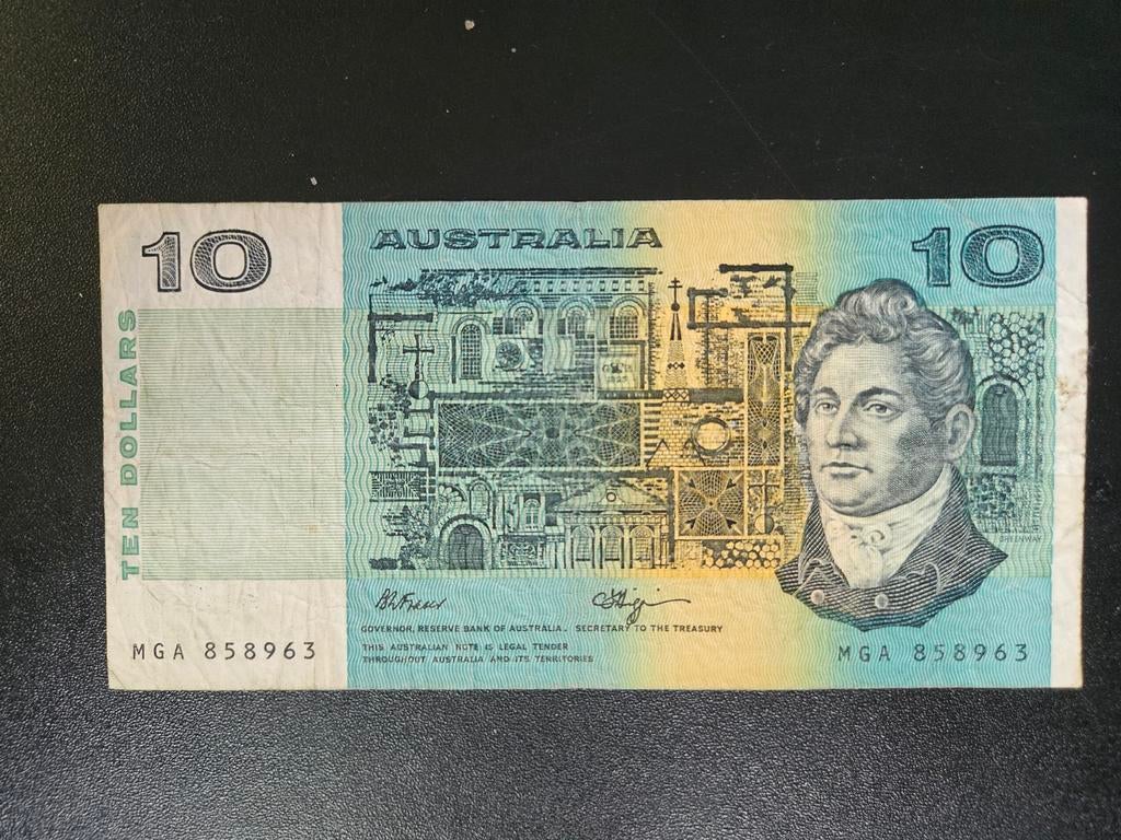 Australië pick 45f 1990, Postzegels en Munten, Bankbiljetten | Oceanië, Ophalen of Verzenden, Los biljet