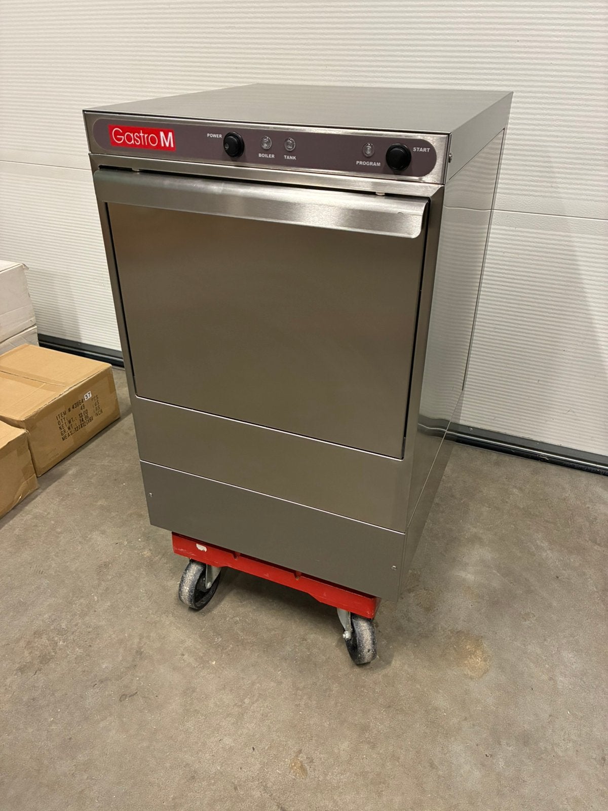 Te koop rvs glazenspoelmachine horeca glazen vaatwasser rvs, Ophalen, Zo goed als nieuw, 60 cm of meer, Minder dan 85 cm