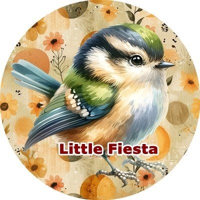 lf1095 luxe icing vogel 19cm eetbare taart print topper, Ophalen of Verzenden, Nieuw, Taarten, Versiering