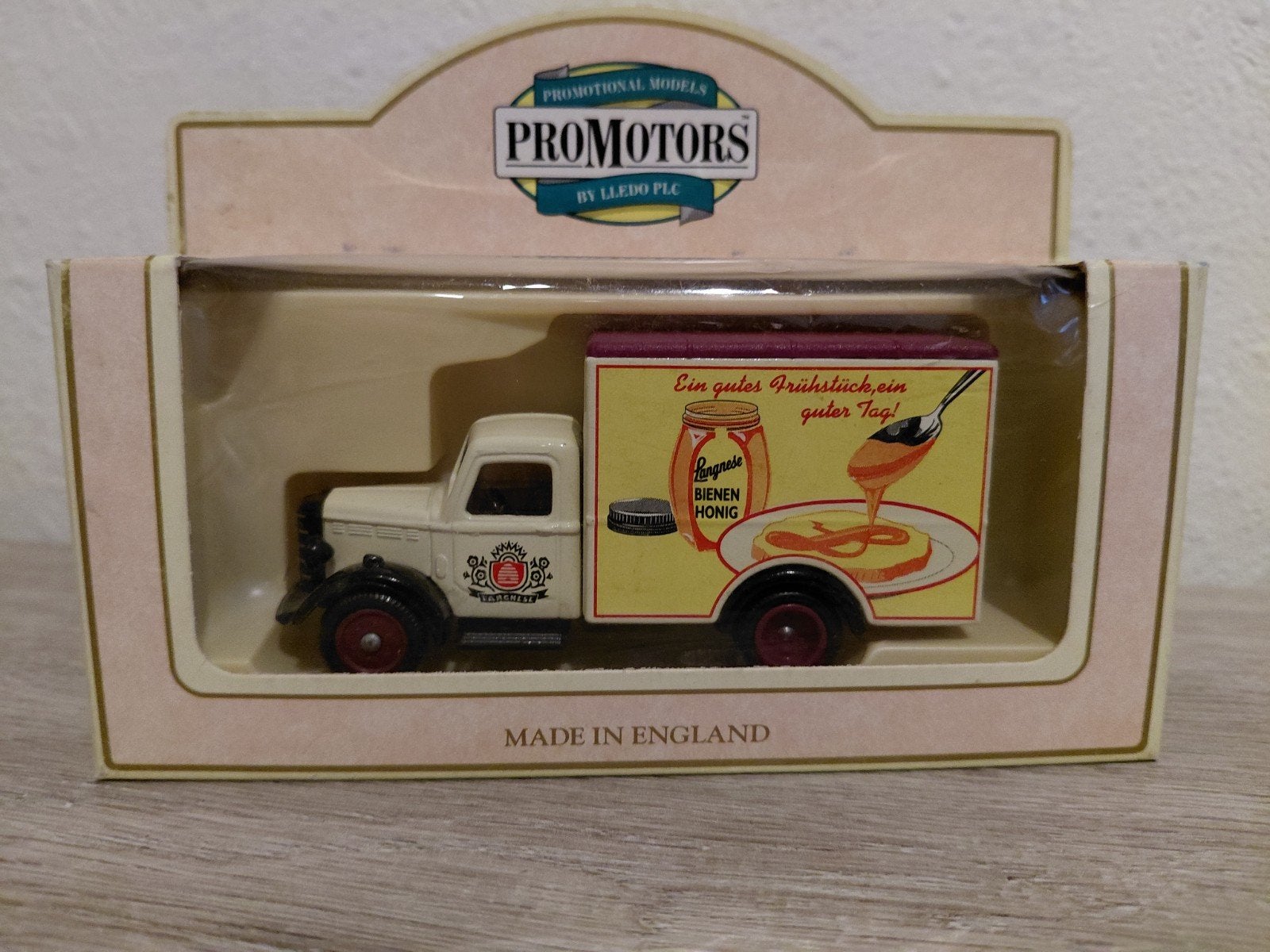 'Langnese Honing' Bedford 30CWT Truck, Hobby en Vrije tijd, Modelbouw | Auto's en Voertuigen, Overige merken, Verzenden, Groter dan 1:32