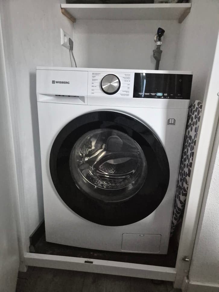 PER DIRECT BESCHIKBAAR! Wasmachine Wisberg - Zo goed als nie, Ophalen, Zo goed als nieuw, 85 tot 90 cm, 1200 tot 1600 toeren