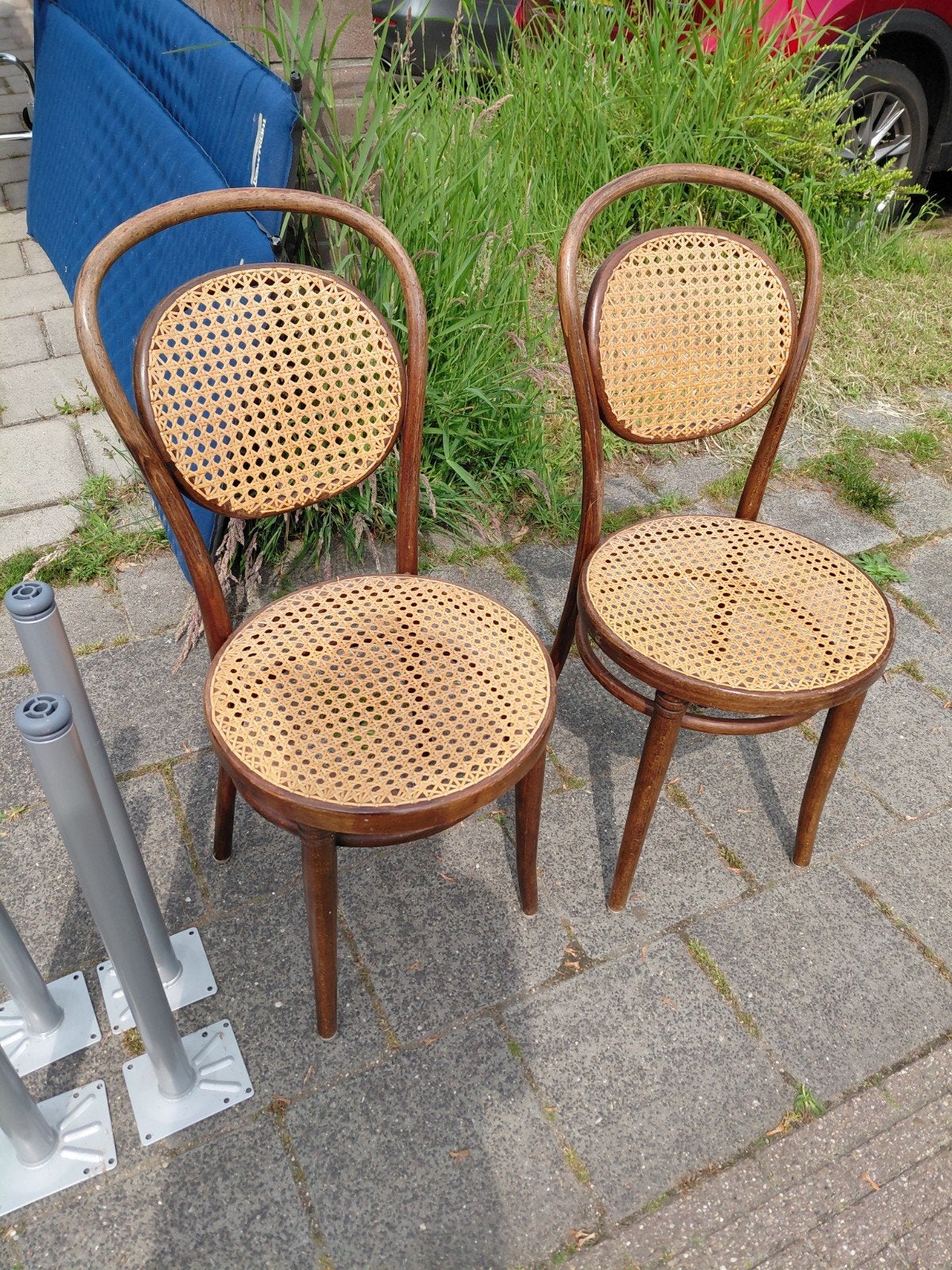 2 stoelen Thonet stijl, Gebruikt, Twee, Bruin, Ophalen of Verzenden