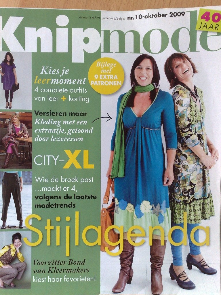 Knipmode oktober nr. 10 / 2009, Verzenden, Zo goed als nieuw, Vrouw, Knipmode