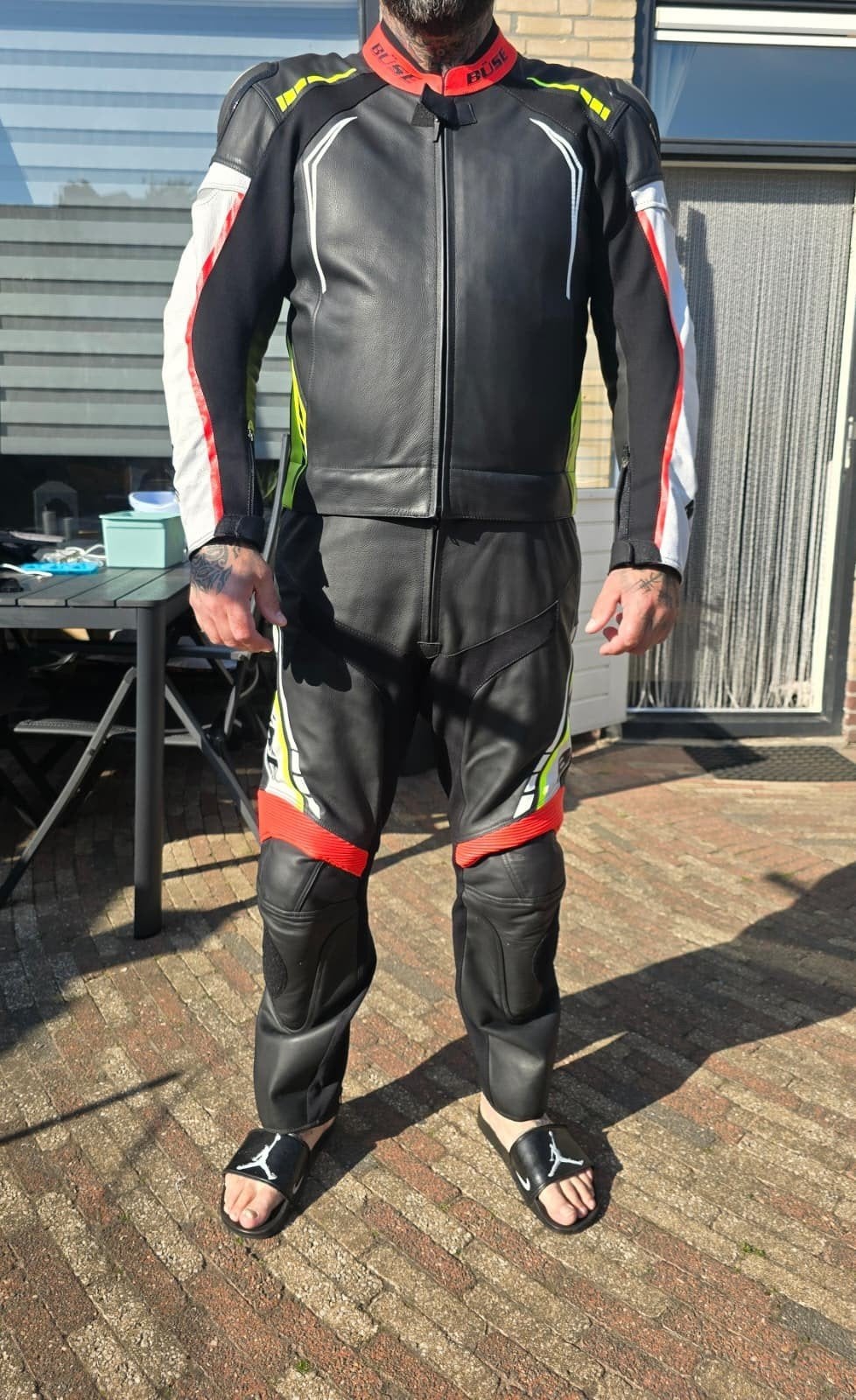 Büse leren motorpak 2-delig 4xl/60, Motoren, Ophalen, Nieuw zonder kaartje, Büse, Heren