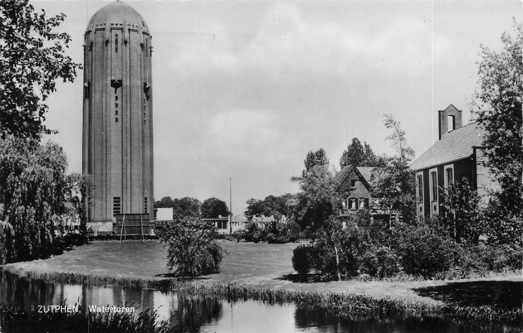 703-438-039 Zutphen Watertoren, Verzamelen, Ophalen of Verzenden, Voor 1920, Gelderland