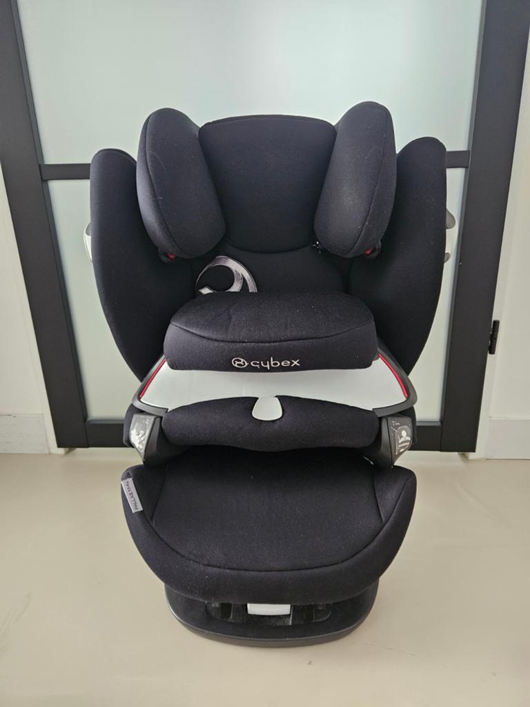 Cybex Pallas M-fix Gold, groep 1-3 (zwart), Kinderen en Baby's, Autostoeltjes, Verstelbare rugleuning, Zo goed als nieuw, 9 t/m 36 kg