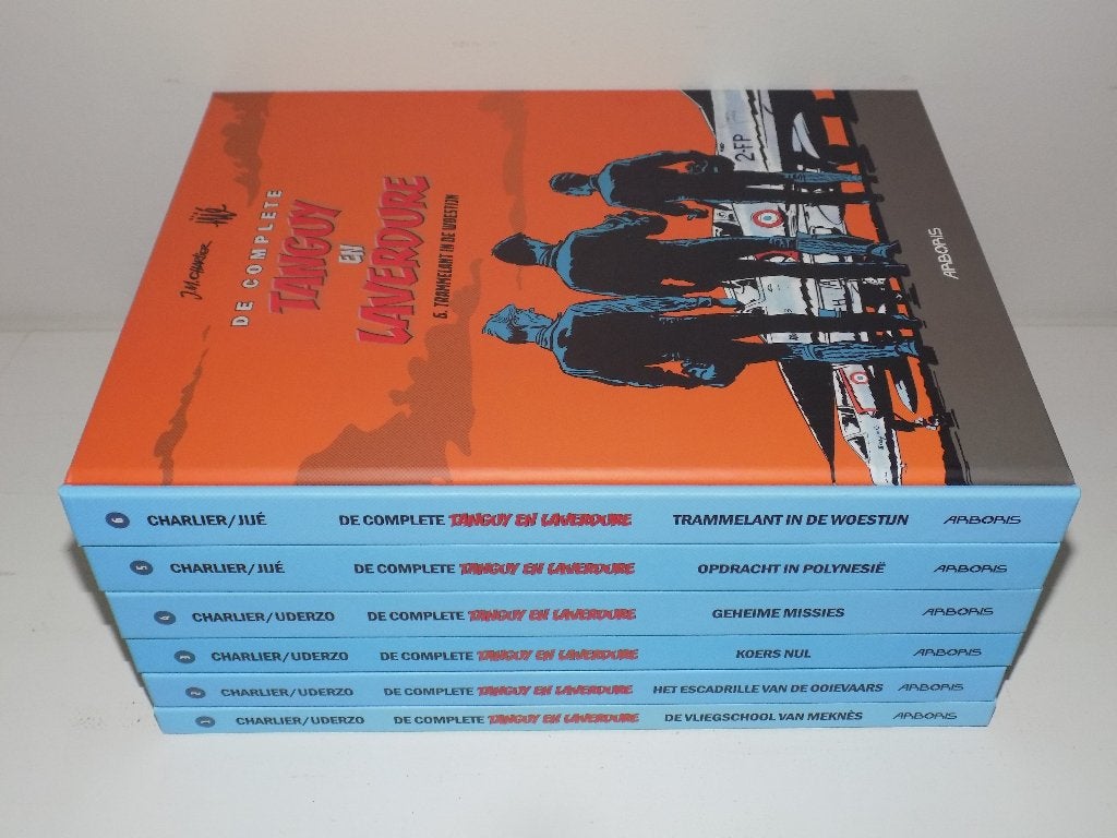 Tanguy en Laverdure ~ Complete serie Integrale HC' 1 t/m 6, Complete serie of reeks, Ophalen of Verzenden, Zo goed als nieuw