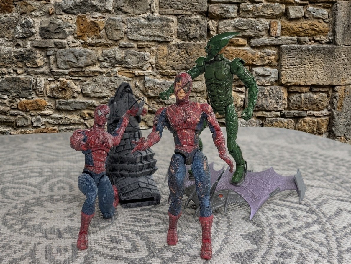 Marvel Toy Biz Spider-Man 2x & Green Goblin actiefiguren 200, Verzenden
