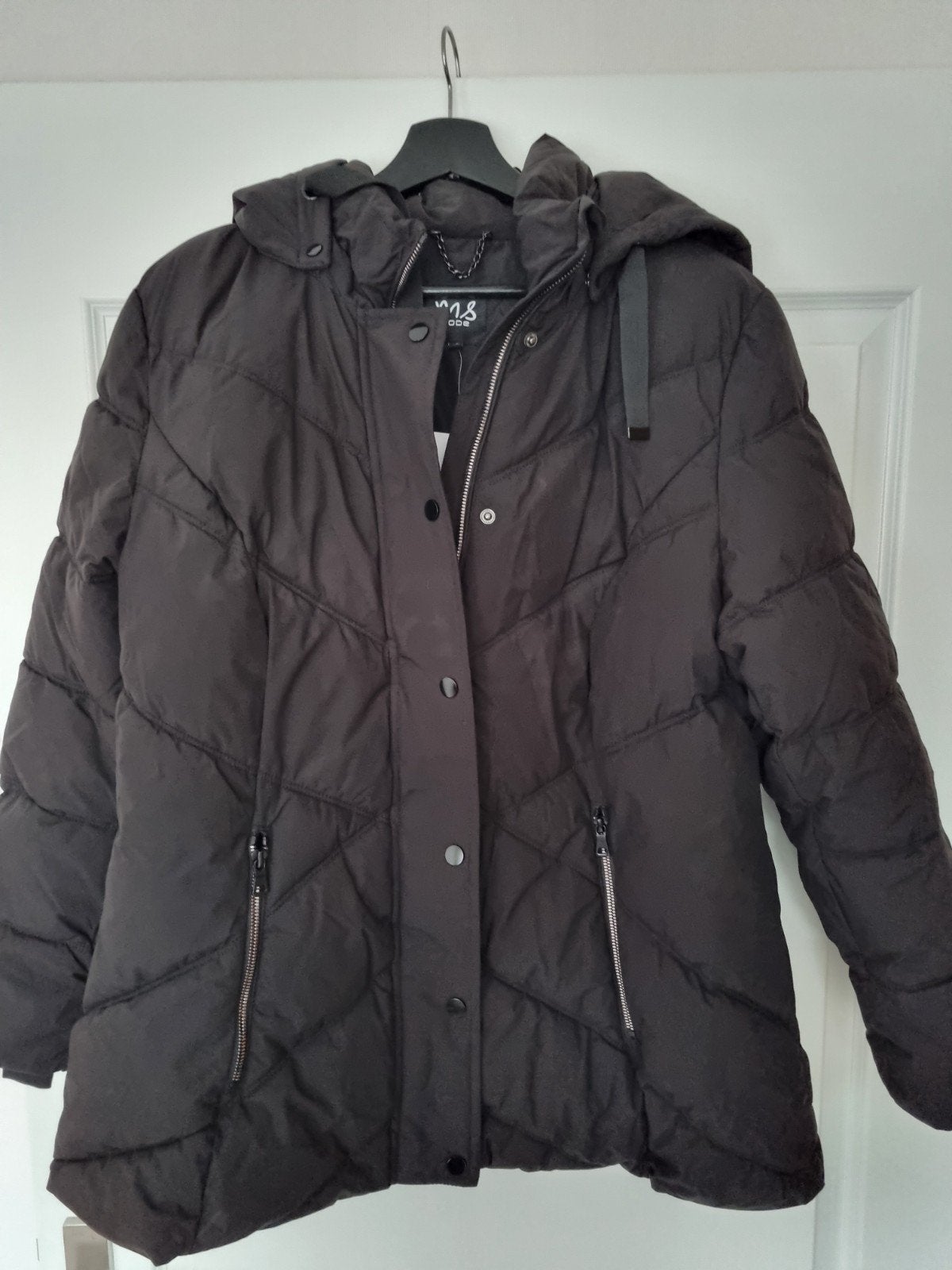 MS Mode winterjas dames maat 46, Zwart, Maat 46/48 (XL) of groter, Nieuw, Ophalen of Verzenden
