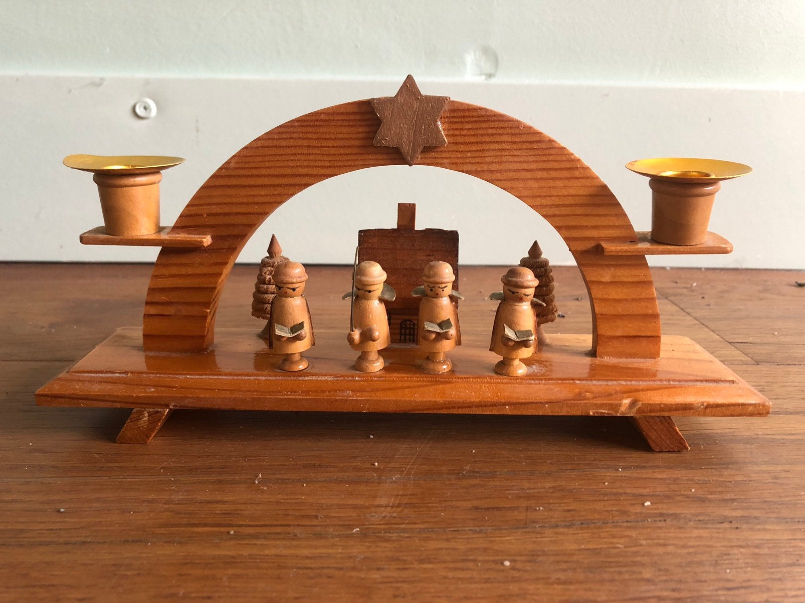 Erzgebirge volkskunst. Kersttafereel, Diversen, Kerst, Ophalen of Verzenden
