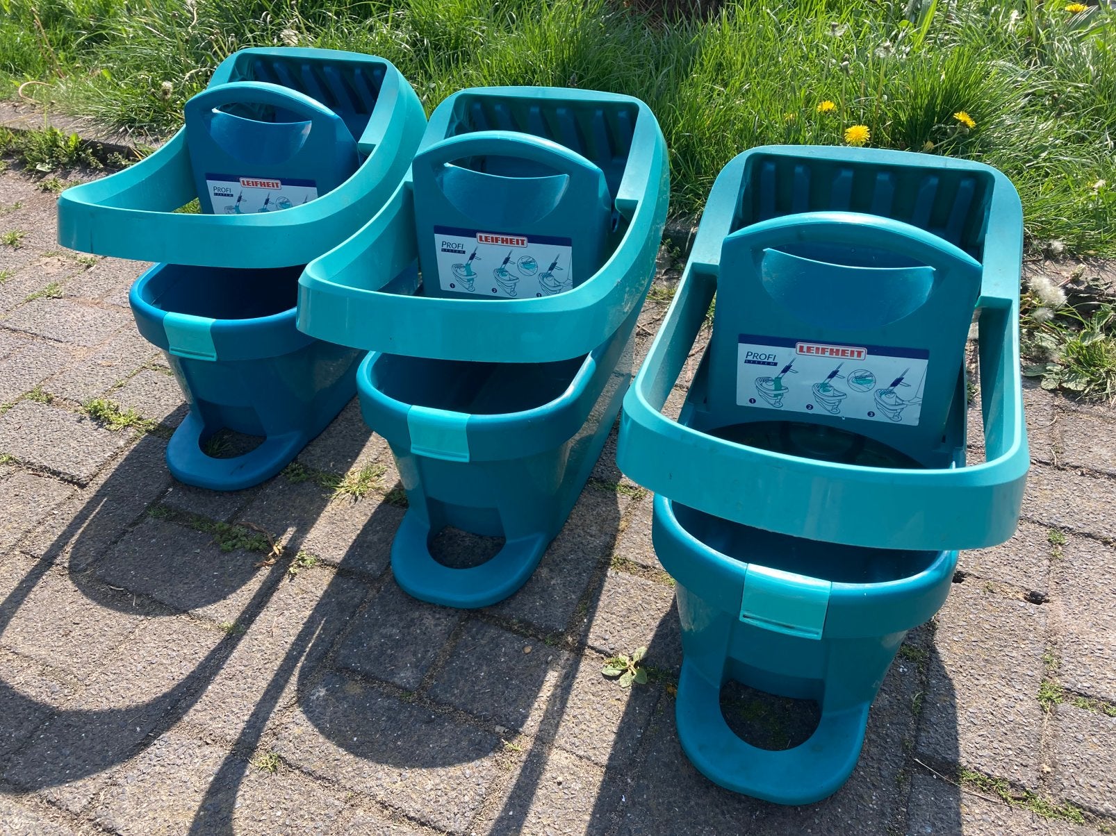 Leifheit profi xl dweilemmers met voetpers, Ophalen, Dweilemmer, -bak, of -wagen