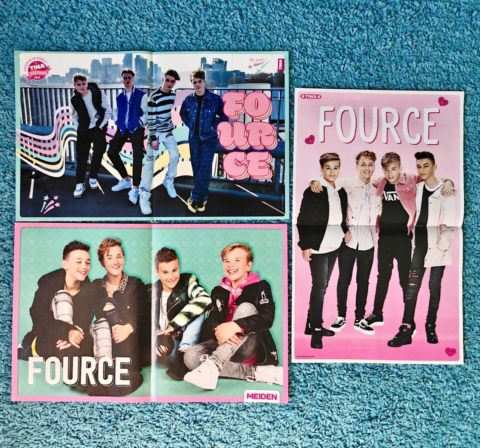 Fource boy band posters, Ophalen of Verzenden, Nieuw, A1 t/m A3, Muziek