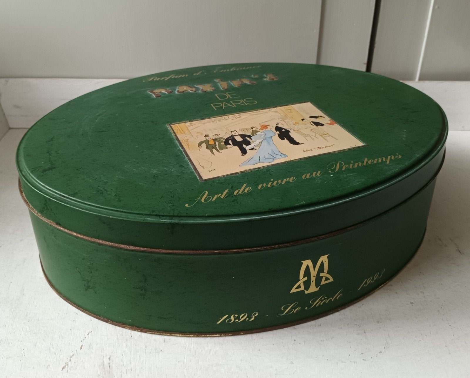 Vintage Maxim's de Paris Parfum d'ambiance doos, Ophalen of Verzenden, Gebruikt, Overige