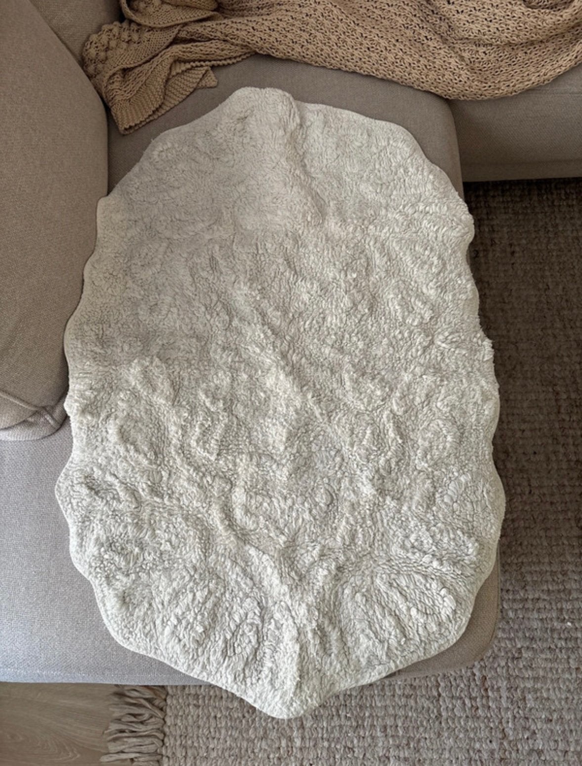 Badmat H&M Home, Gebruikt, Ophalen of Verzenden, Badmat, Wit