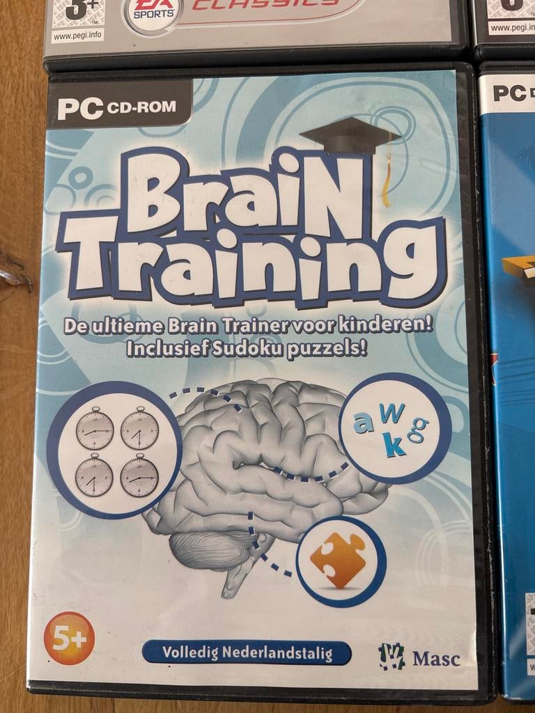 Brain Training PC CD-ROM - De ultieme Brain Trainer, Puzzel en Educatief, 1 speler, Ophalen of Verzenden, Zo goed als nieuw