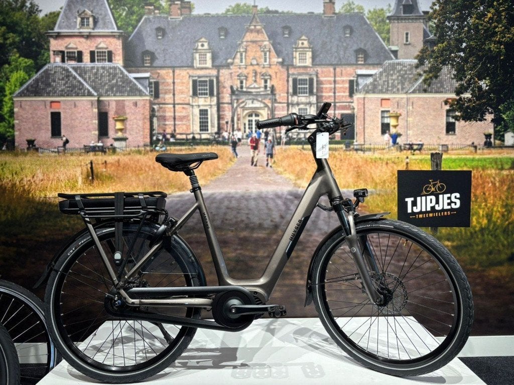 Huyser Marano Dames grijs 53cm 2024, Fietsen en Brommers, Elektrische fietsen, Nieuw, Overige merken, 51 tot 55 cm