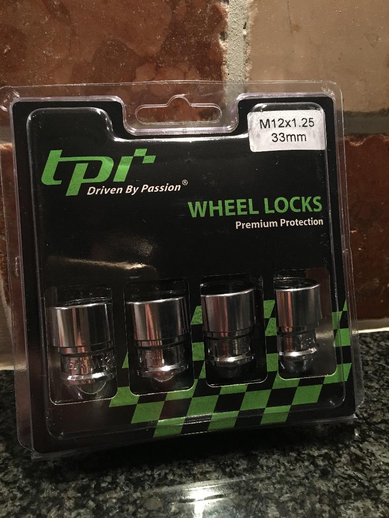 ✅ M12x1.25 TPI Velgsloten / Anti diefstal locks 33mm Moeren, Ophalen of Verzenden, Nieuw