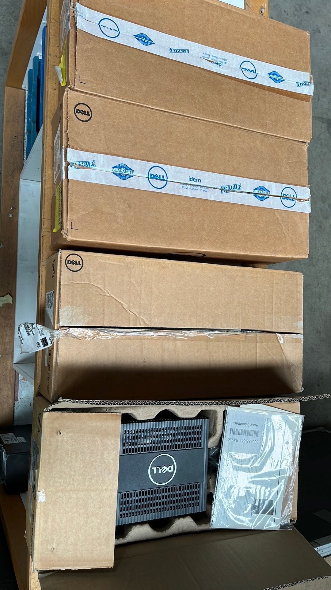 4 stuks Dell Wyse 5020 (D90Q8) Quad Core Thin Client, Dell, Onbekend, Ophalen of Verzenden, Zo goed als nieuw