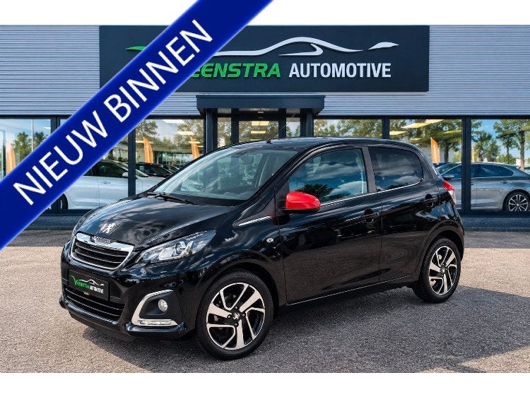 Peugeot 108 1.0 e-VTi ENVY | Airco | Bluetooth | LM Velgen |, Auto's, Stof, Gebruikt, 4 stoelen, Zwart