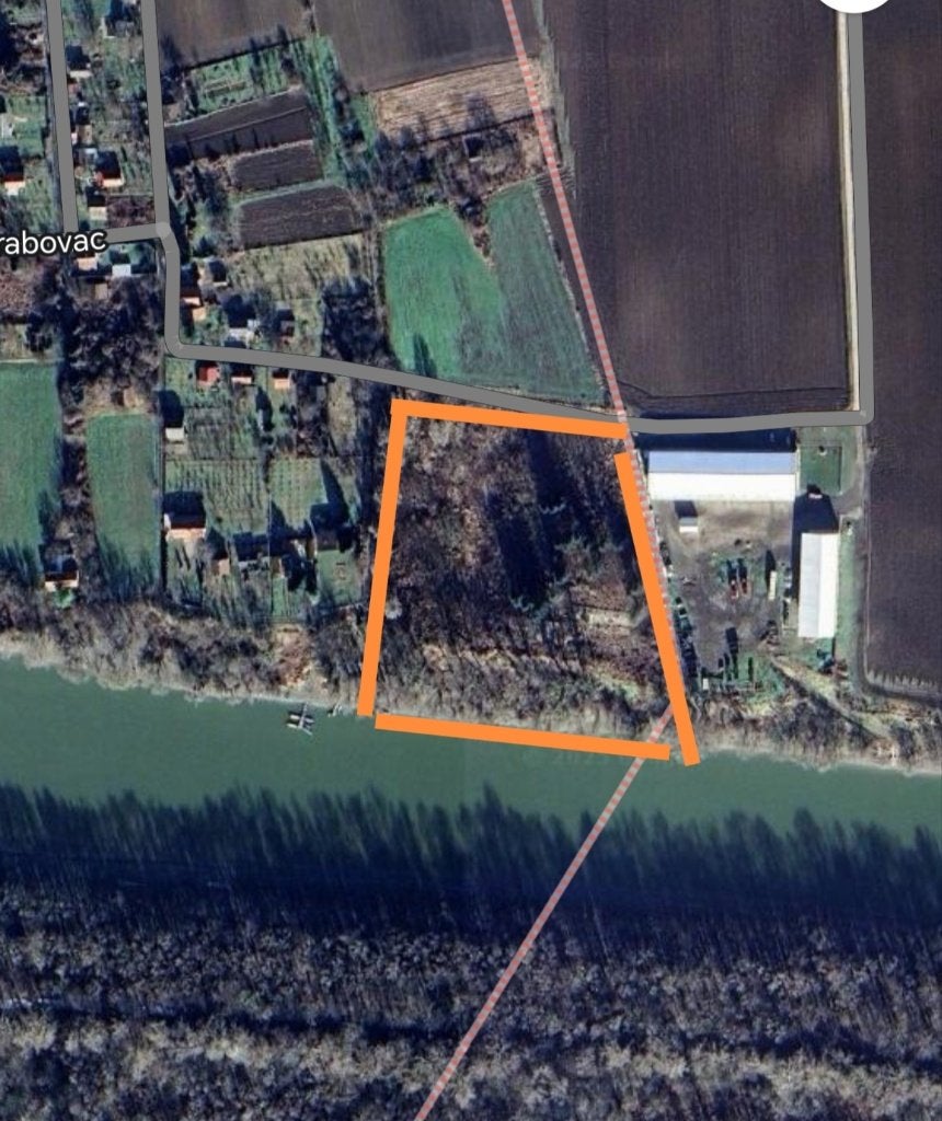 TE KOOP – Uniek perceel van 18.000 m² direct aan de Donau, Dalj, 1500 m² of meer