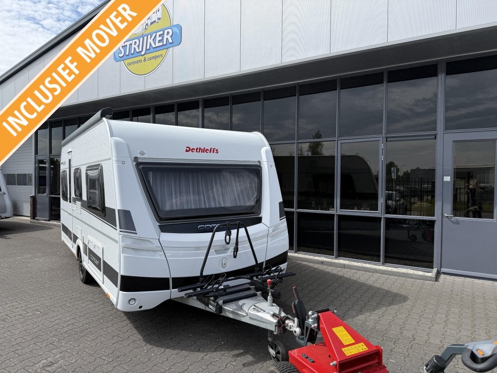 Dethleffs Camper 470 ER 2 Aparte bedden 210cm lang # Netjes#, Lengtebed, Bedrijf, Treinzit, Schokbreker