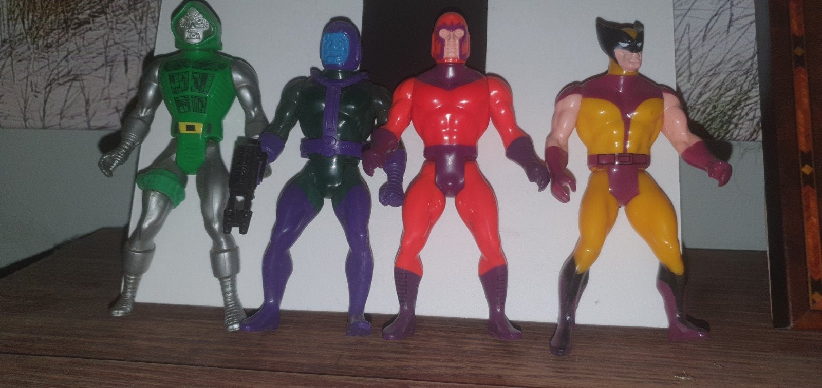 Vintage Marvel 1984 Dr. Doom, Kang, Magneto, Wolverine, Ophalen of Verzenden, Gebruikt