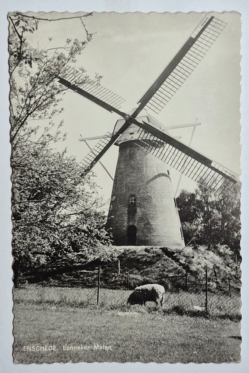 Lonneker ( Ov. ) Lonneker molen, Verzamelen, Verzenden, 1940 tot 1960, Ongelopen, Overijssel