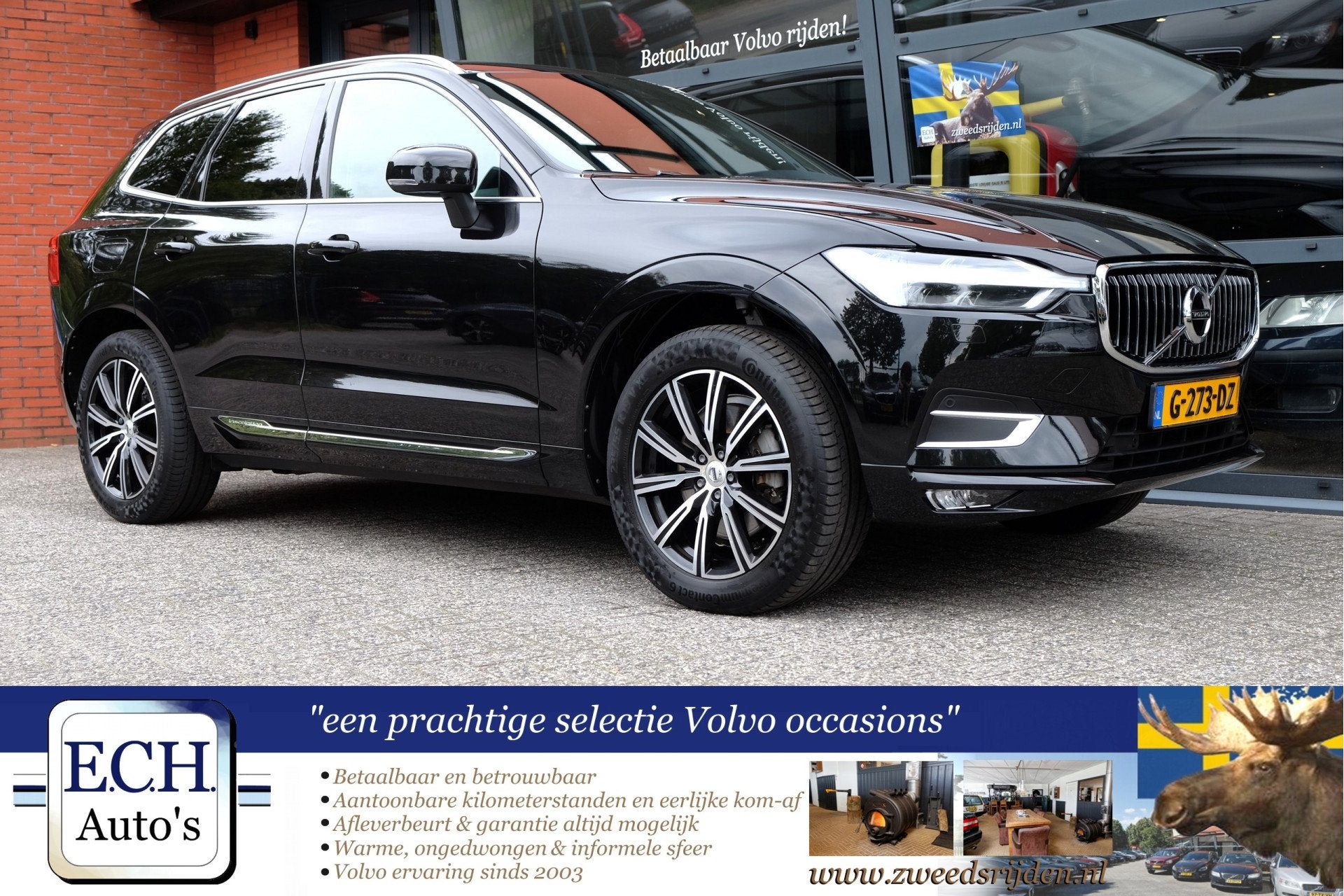 Volvo XC60 2.0 T5 250 pk Inscription, Panodak, Leer, Adaptie, Dealer onderhouden, Gebruikt, 4 cilinders, Zwart