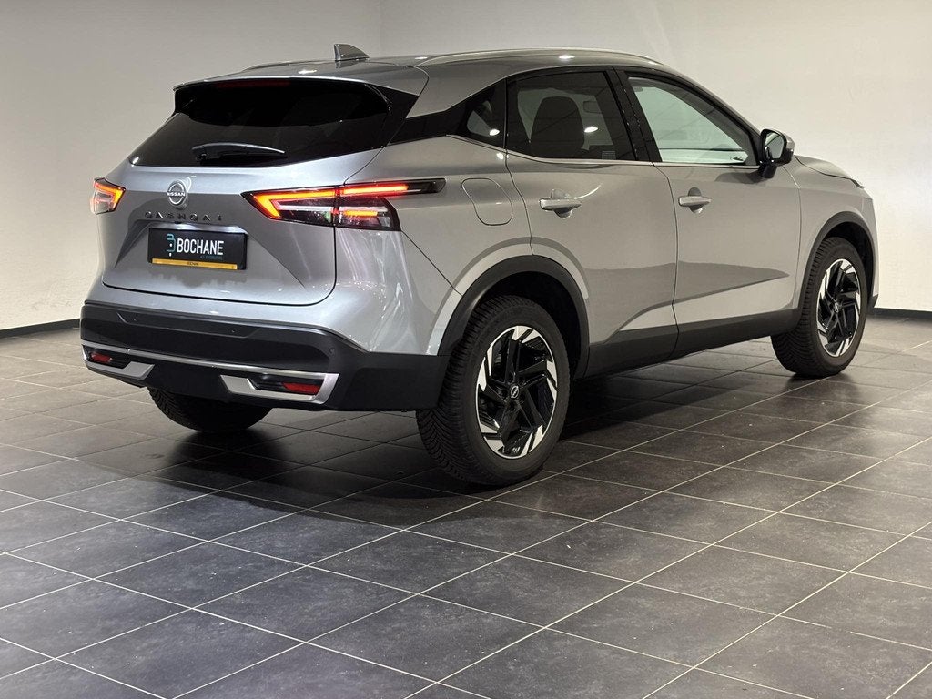 Nissan Qashqai 1.3 MHEV Xtronic N-Connecta | Panoramadak | S, Auto's, 4 cilinders, Leder en Stof, 1365 kg, Bedrijf