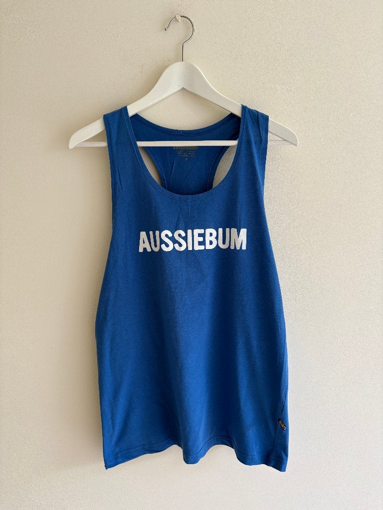 NIEUW AussieBum, Tank top, blauw met logo, Heren, Maat M, Nieuw, Ophalen of Verzenden, AussieBum, Maat 48/50 (M)