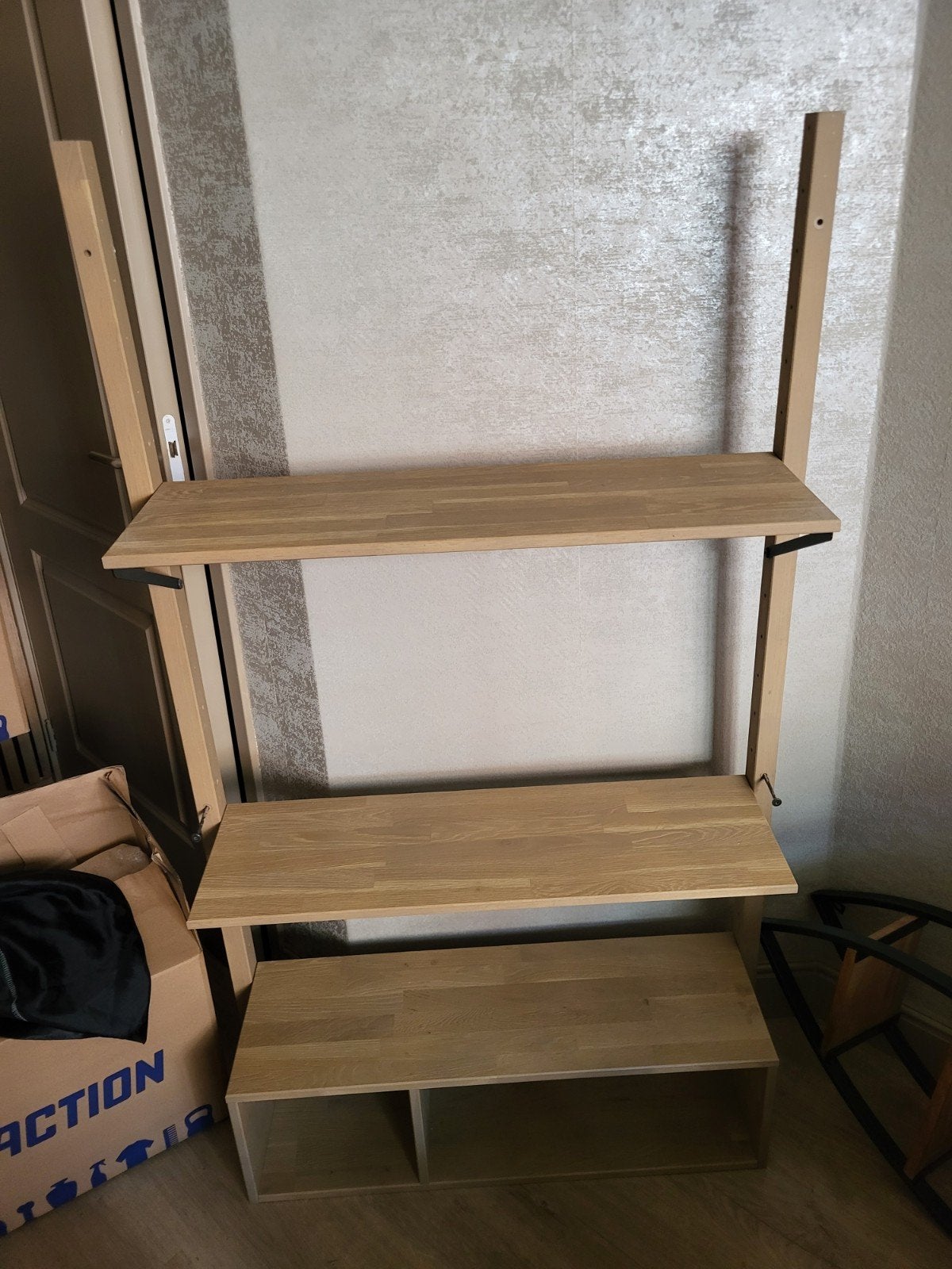 Muurkast met planken - 86x148 cm, Ophalen, Met plank(en), 100 tot 150 cm, 50 tot 100 cm