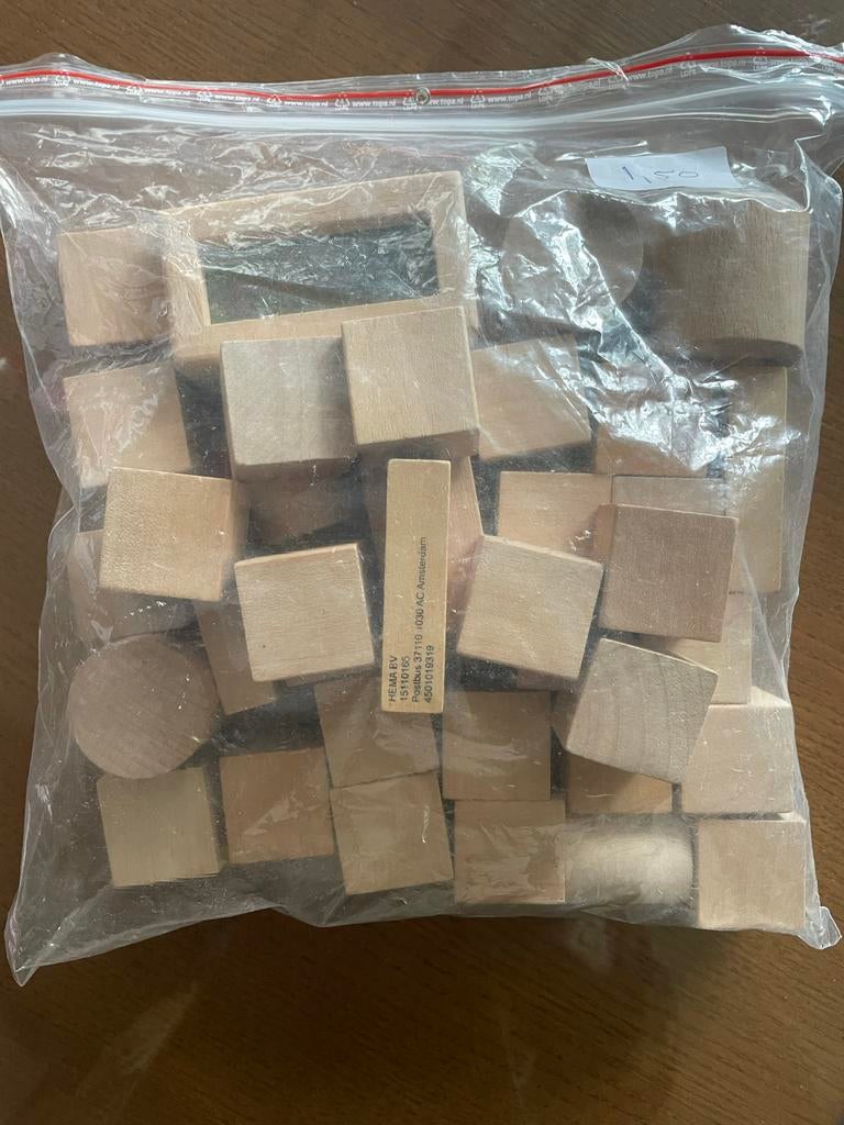 Mix houten blokken HEMA en Eichhorn, Ophalen of Verzenden, Gebruikt, Overige merken