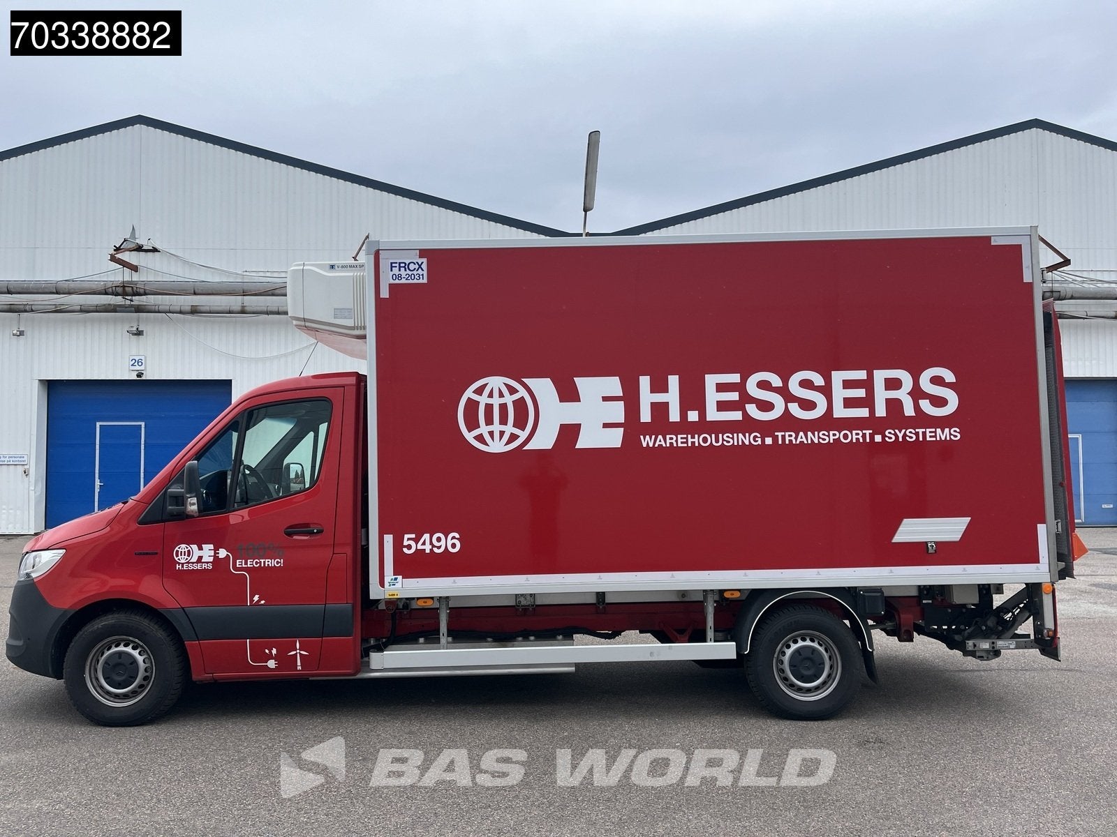 Mercedes eSprinter Electric 113kWh! Koel/Vrieswagen Laadklep, Auto's, Gebruikt, Overige kleuren, Leder en Stof, Mercedes-Benz