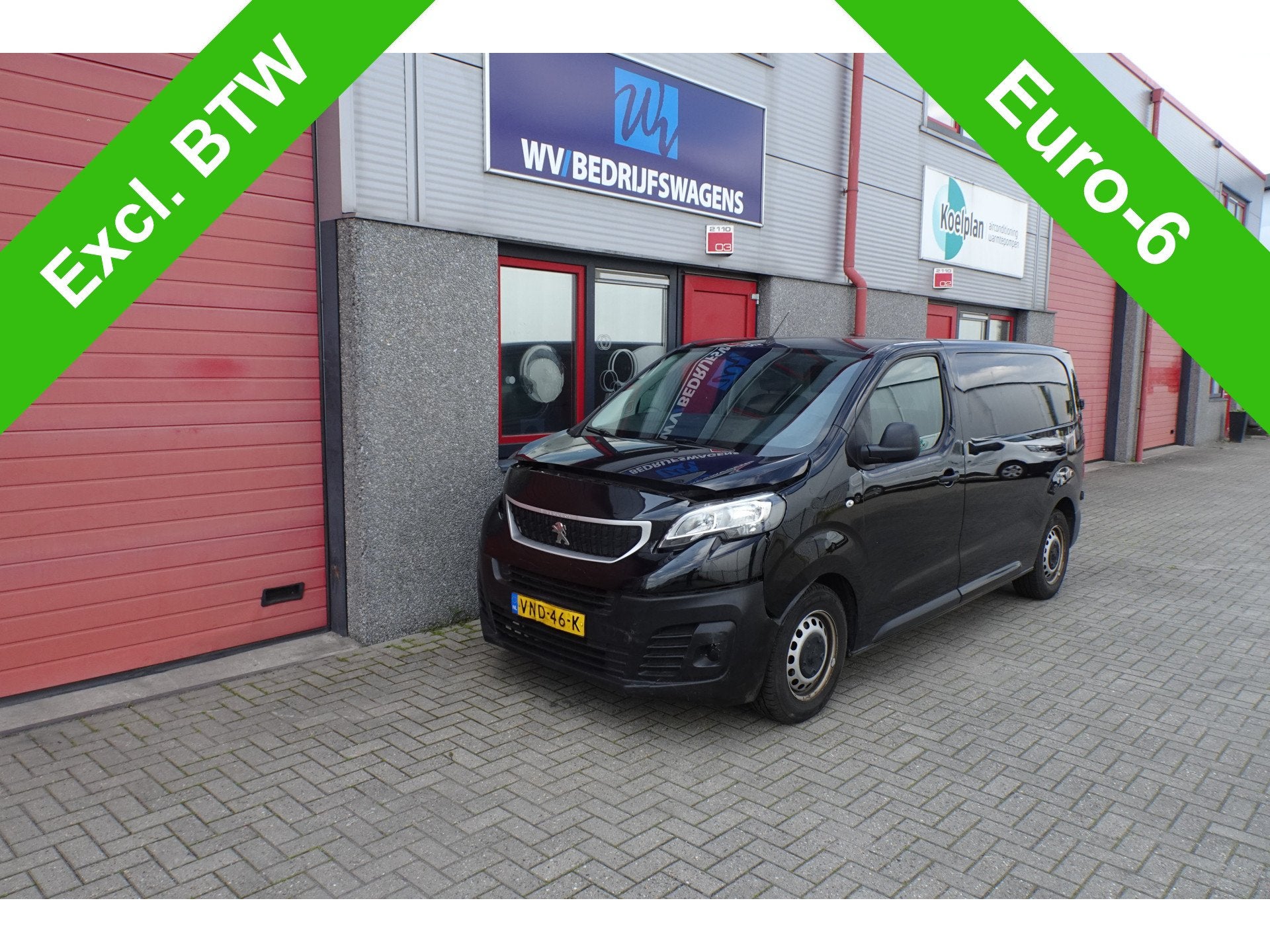 Peugeot Expert 2.0 BlueHDI 120 Standard Premium airco navi a, Automaat, Overige carrosserieën, Info@wvbedrijfswagens.nl, Zwart