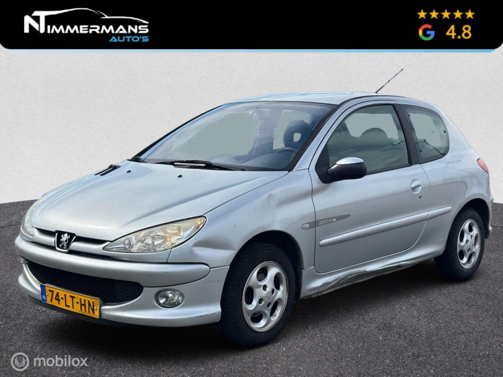 Peugeot 206 1.4 Quiksilver|APK 12-26|AIRCO|ELEK RAMEN|NL-AUT, Auto's, Peugeot, Voorwielaandrijving, 4 cilinders, Origineel Nederlands