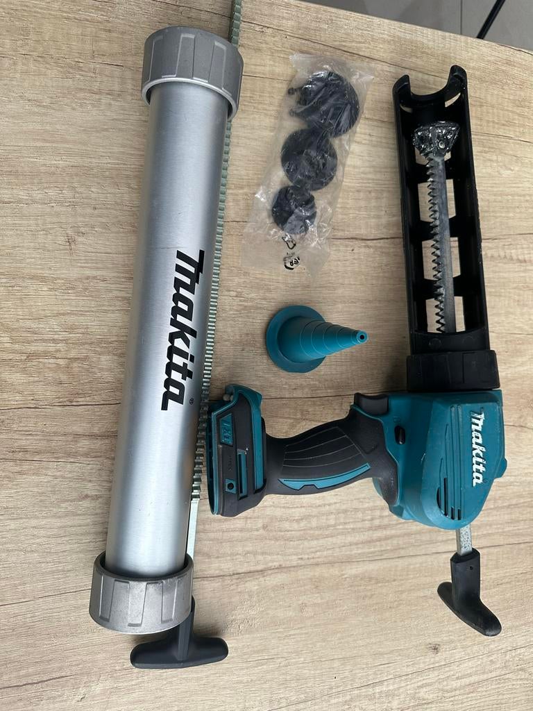 Kitspuit Makita DCG180 met accessoires, Ophalen of Verzenden, Gebruikt