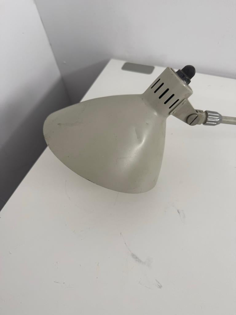 Vintage bureaulamp met klem - Jaren '70 design, Ophalen, Gebruikt, ., .